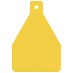 Herdsman Cow Tags Custom 1 Side - 25 Tags