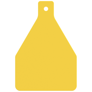 Herdsman Cow Tags Custom 1 Side - 25 Tags