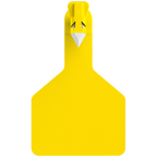 Z1 Blank Long Neck Calf Tags - 25 Tags