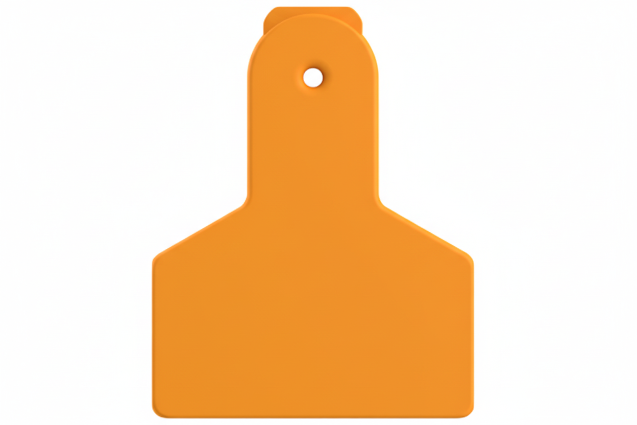 Orange Z1 Blank Small Animal Tags