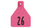 Pink Herdsman Pre-Numbered Calf Tags