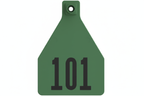 Green Herdsman Pre-Numbered Cow Tags
