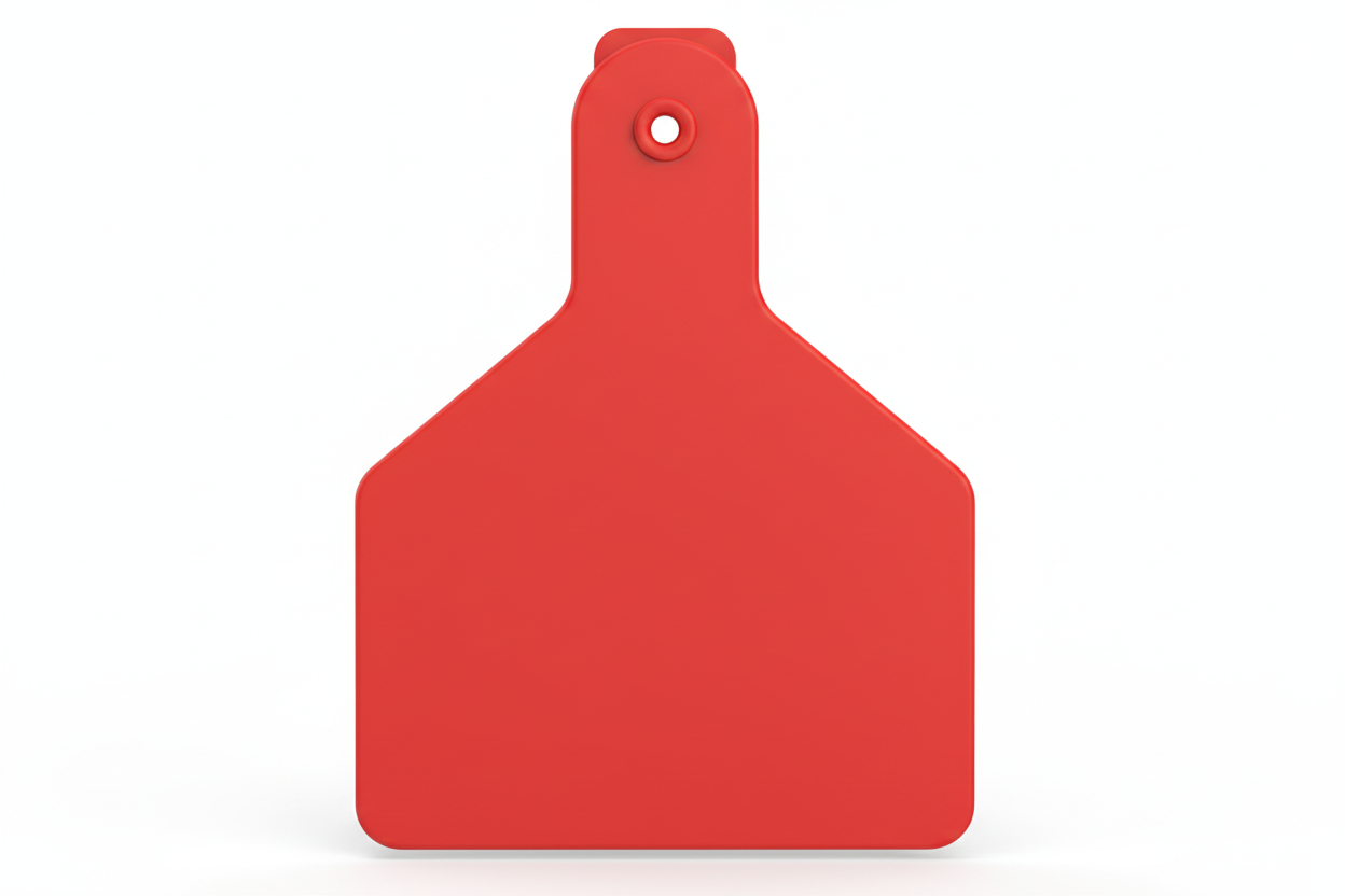 Red Z1 Blank Calf Tags