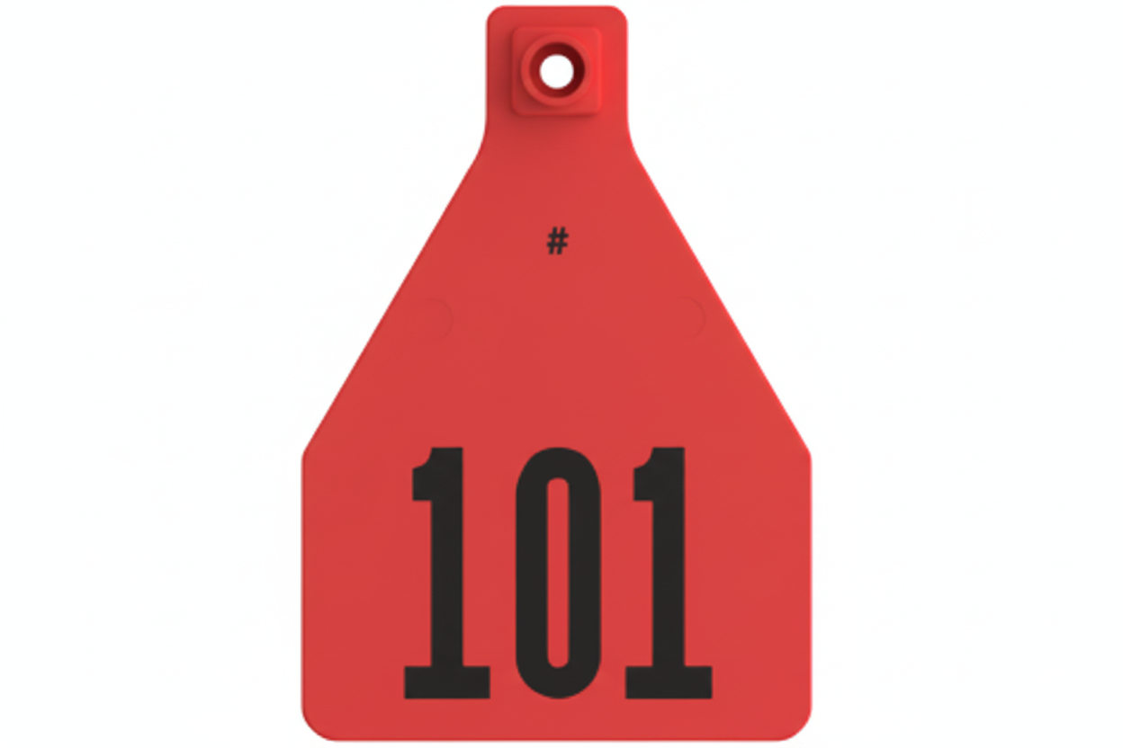 Red Herdsman Pre-Numbered Cow Tags