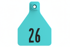 Turquoise Herdsman Pre-Numbered Calf Tags