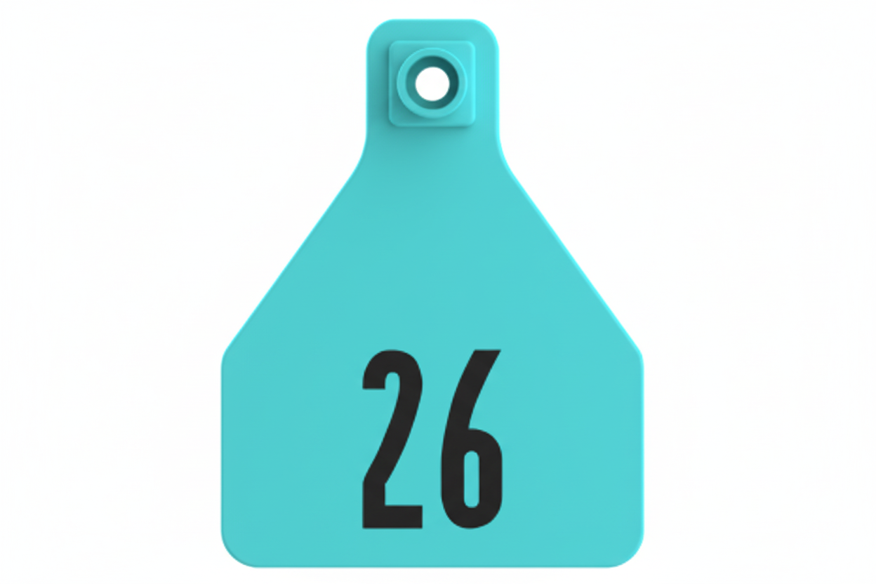 Turquoise Herdsman Pre-Numbered Calf Tags
