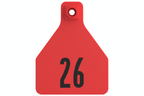 Red Herdsman Pre-Numbered Calf Tags