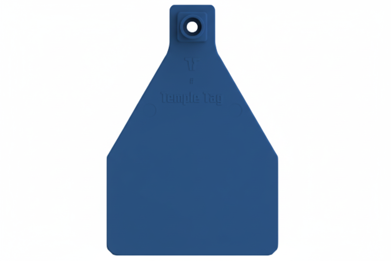 Blue Herdsman Blank Cow Tags