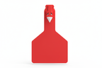 Red Z1 Blank Long Neck Calf Tags