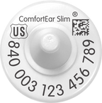 Tissue Sample Only w/ Matched ComfortEar Slim EID Tags 840 - 10 Pack